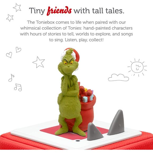 Tonies Grinch Audio Toy Figurine from How The Grinch Stole Christmas by Dr. Seus - Picture 2 of 5